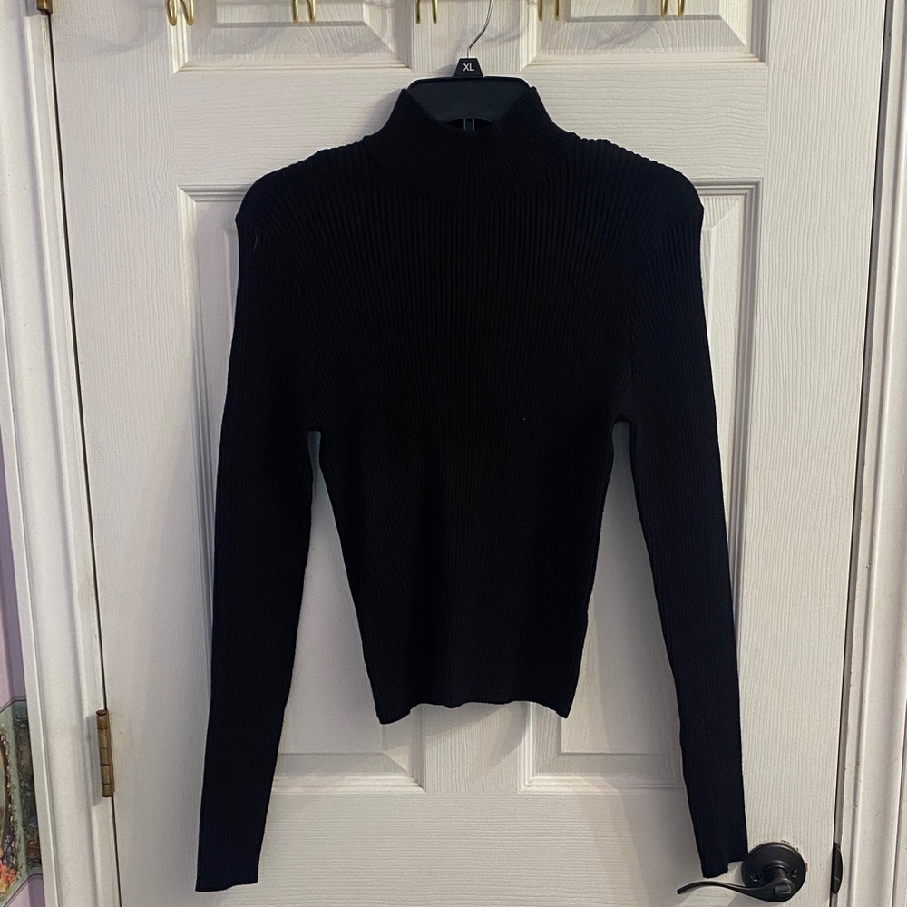 Forever 21 Classic Black Turtleneck Sweater